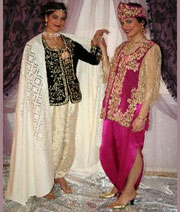 Sétif / Salon de l'habit traditionnel                                    Le karakou, la chedda et le kaftan