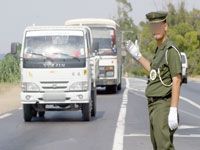 Initiée par le groupement de gendarmerie de la Ve Région militaire de l'est                                    Campagne de sensibilisation sur les accidents de la route