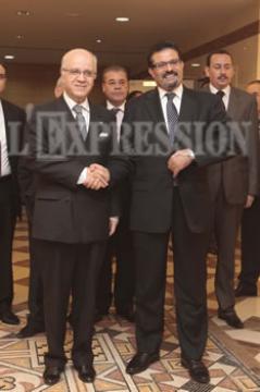 Medelci et Abdessalem affichent leur accord                                    MEDELCI ET ABDESSALEM AFFICHENT LEUR ACCORD