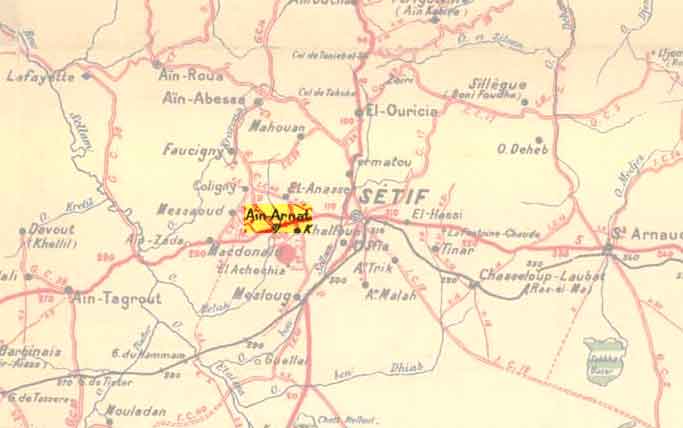 La commune d'Ain Arnat