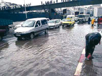 Des dégâts sont encore à déplorer                                    L'offensive du mauvais temps