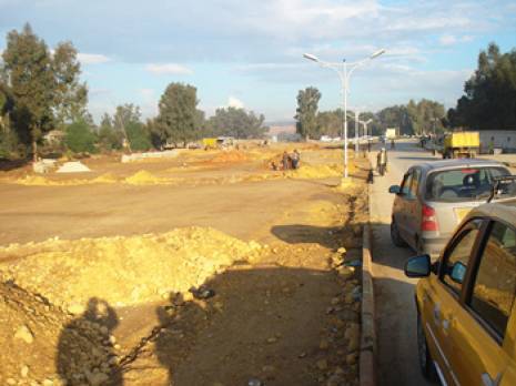 La conception du projet ne plaît pas aux taxieurs                                    Nouvelle station des taxis de Haï Bensouna