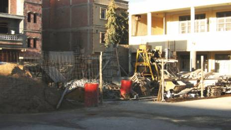 Des classes sans chauffage                                    Ecoles primaires du quartier de Z'Mala