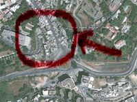 L'opération a débuté ce matin                                    Démolition des baraques au Val d'Hydra