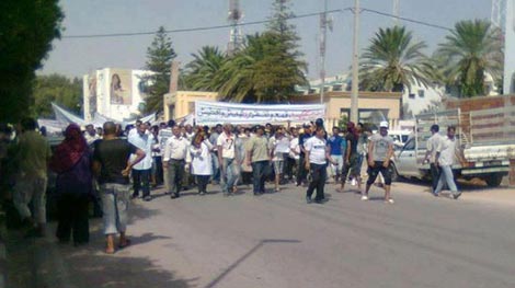 حقوقيون في مسيرة سلمية بغرداية