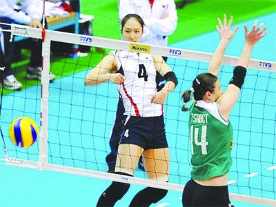 L'immense potentiel des dames                                    sélection féminine algérienne de volley-ball