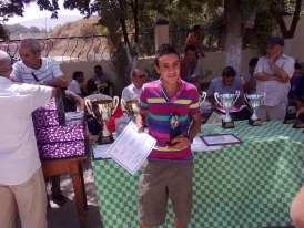 cheikh.mohamed champion d'algerie de boules (combinnée) 2012 a souk ahras