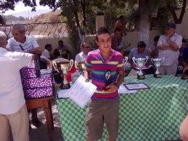 cheikh.mohamed champion d'algerie de boules (combinnée) 2012 a souk ahras