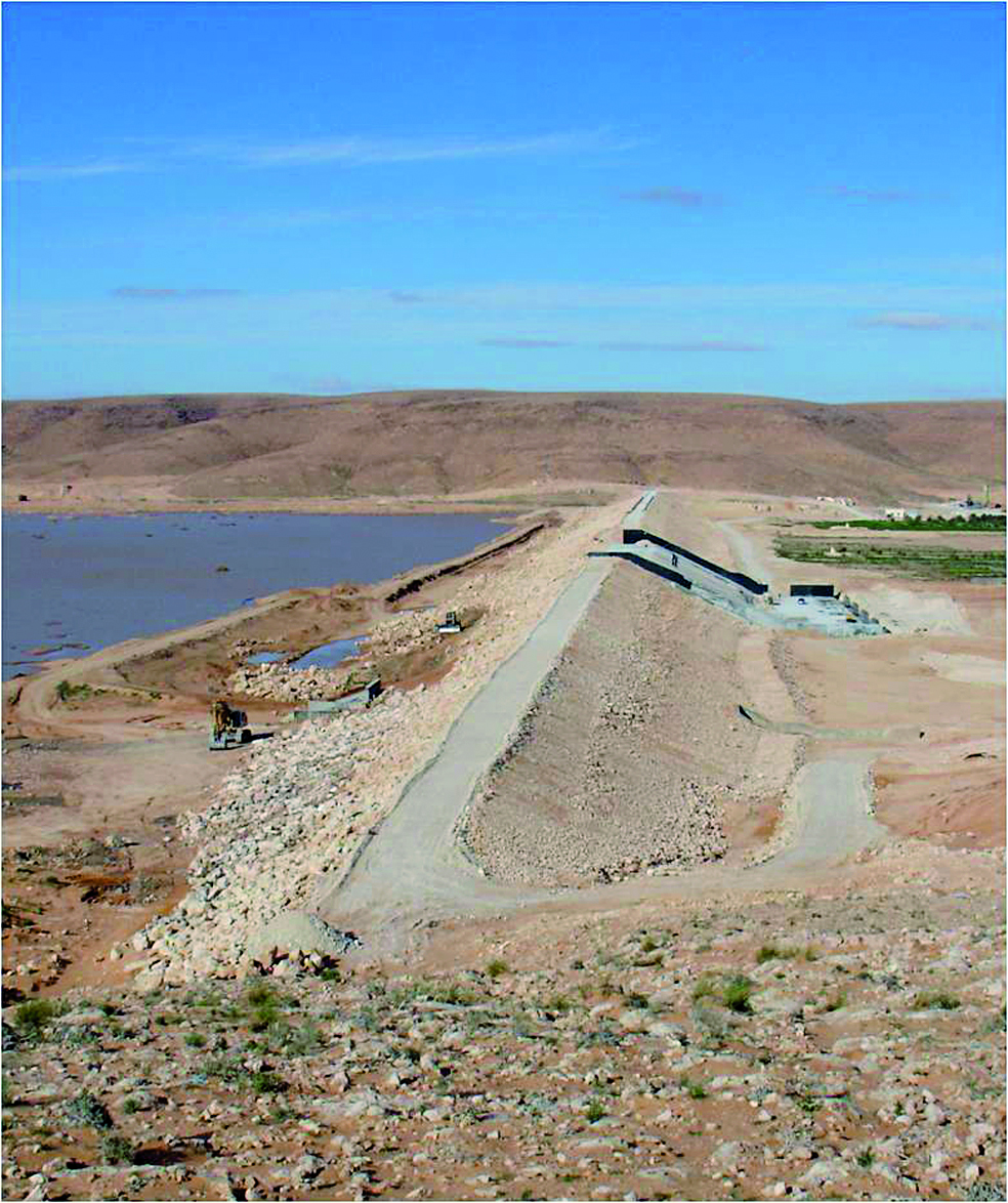 Réception du projet début 2012                                    RELIZANE, Protection de la ville contre les inondations
