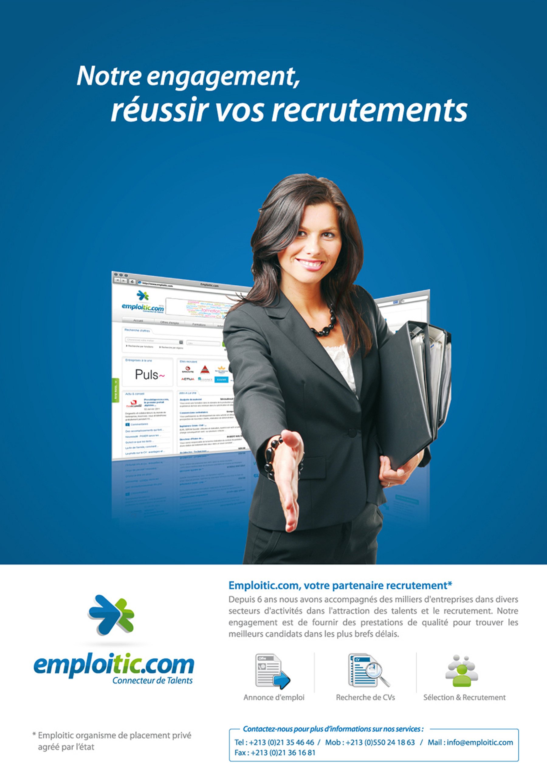 Emploitic : Offre exceptionnelle, abonnements illimités avant la fin de l'année 2012