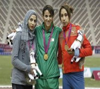 Athlétisme (Triple saut) : médaille d'or pour Baya Rahouli