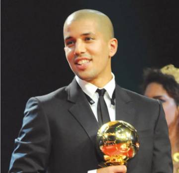 Sofiane Feghouli sacré                                    Ballon d'or algérien 2012