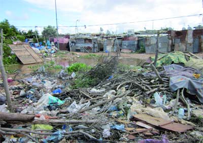 Eradication des bidonvilles pour bien fêter le Nouvel An !