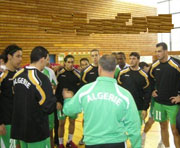 Omnisports Handball CAN-2012 (préparation)                                    Les derniers réglages de Bouchekriou
