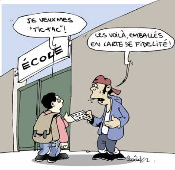 Tout commence par un bonbon de «tic-tac»                                    Les dealers ciblent l'environnement scolaire