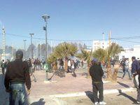 LES FORCES ANTIEMEUTES INVESTISSENT LA VILLE                                    Tension et heurts à Laghouat