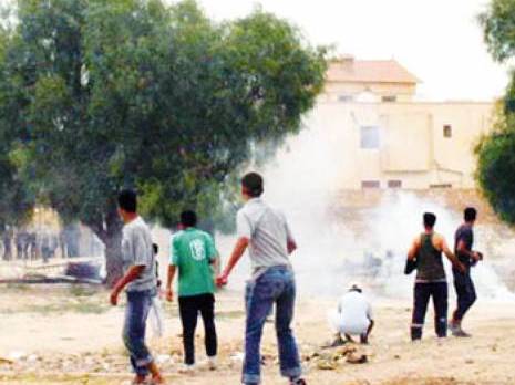 Deux blessés graves et une trentaine d'arrestations                                    Affrontements et troubles dans la ville de Laghouat