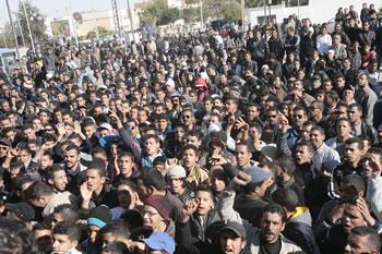 Une colère... pacifique                                    PROTESTATIONS À LAGHOUAT