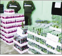 Saisie de 343 bouteilles de boissons alcoolisées à Ain-Témouchent