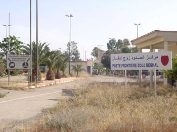 Les frontières rouvertes pour une journée'                                    ALGERIE-MAROC