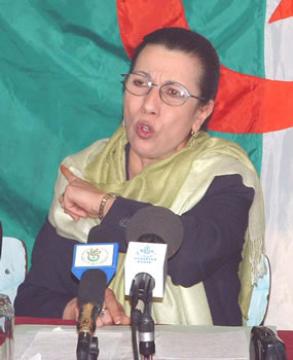 «Il ne fallait pas lâcher les kidnappeurs»                                    LOUISA HANOUNE À PROPOS DU WALI D'ILLIZI