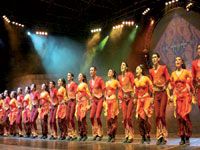 REPRESENTATION DU SPECTACLE TURC 'FIRE OF ANATOLIA