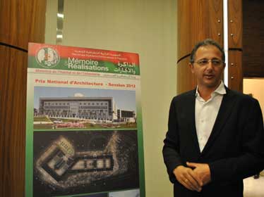 Algérie - Halim Faïdi décroche le Premier Prix national d'architecture et d'urbanisme 2012