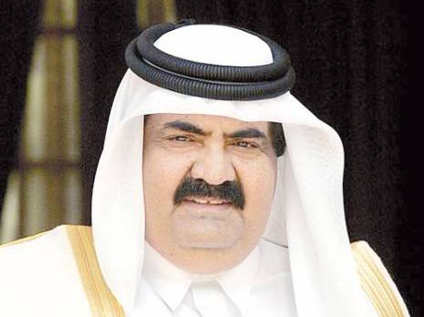 Tapis rouge pour les Qataris                                    L'Emir Al Thani aujourd'hui à Alger