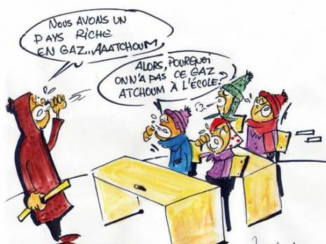 Elèves et enseignants grelottent                                    Des écoles sans chauffage à Tamza (Khenchela)