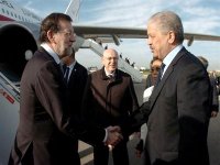 Arrivée du président du gouvernement espagnol à Alger