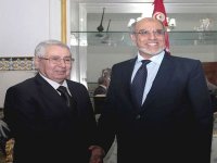 M. Bensalah reçu par le Chef du gouvernement tunisien