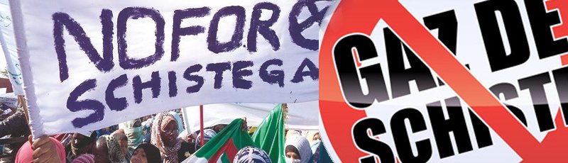 الجزائر - Mouvements anti-gaz de schiste