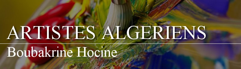 Alger - Boubakrine Hocine