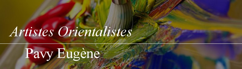 الجزائر العاصمة - Pavy Eugène