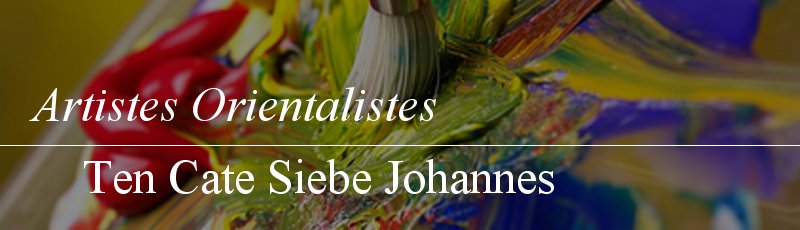 الجزائر العاصمة - Ten Cate Siebe Johannes