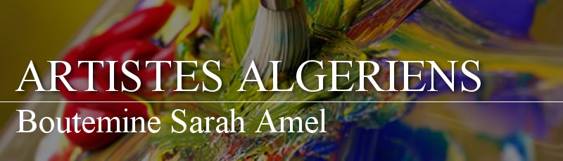 الجزائر العاصمة - Boutemine Sarah Amel
