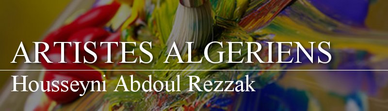 Algérie - Housseyni Abdoul Rezzak