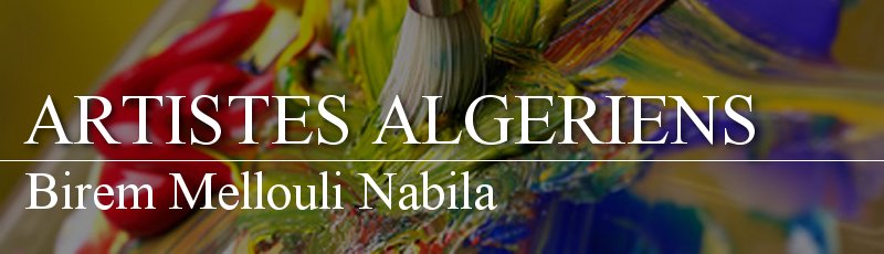 الجزائر العاصمة - Birem Mellouli Nabila
