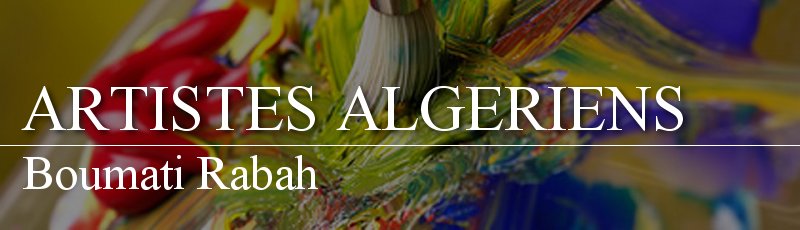 Alger - Boumati Rabah