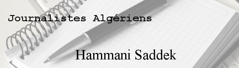 الجزائر العاصمة - Hammani Saddek