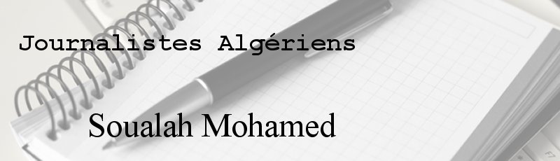 Algérie - Soualah Mohamed