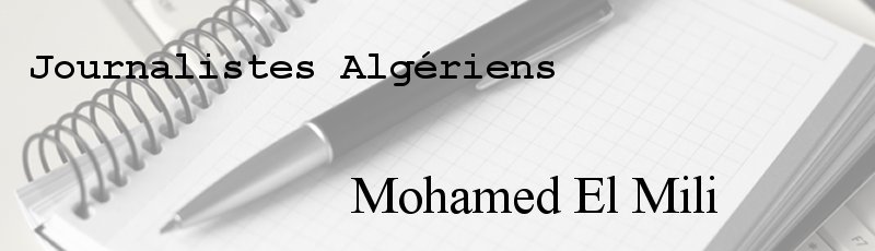 Algérie - Mohamed El Mili