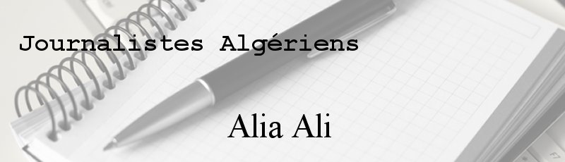 Algérie - Alia Ali