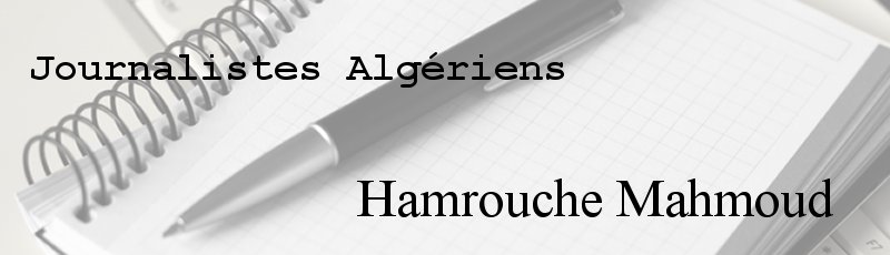 Algérie - Hamrouche Mahmoud