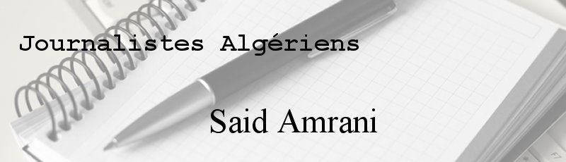 Algérie - Said Amrani