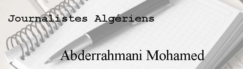 Algérie - Abderrahmani Mohamed