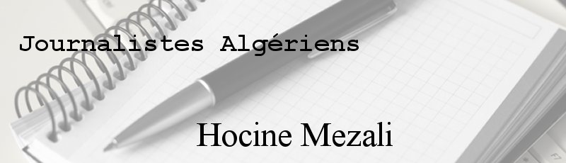 Algérie - Hocine Mezali