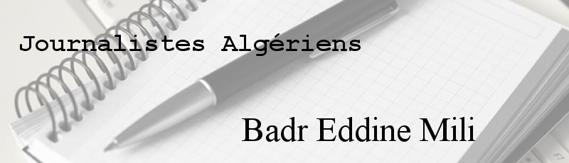 الجزائر العاصمة - Badr Eddine Mili