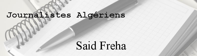 Algérie - Said Freha