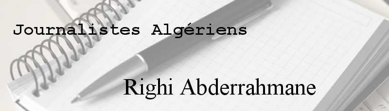 Algérie - Righi Abderrahmane